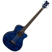Dean Exotica Quilt Ash Acoustic/Electric Bass w/ Aphex TBL