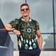 thumbnail image 4 of Balery Boho Dreamcatcher Camisa Polo de Hombre con Estampado, de Manga Corta y Tejido Medio, Camisa Tipo Golf Polo-Medium, 4 of 6