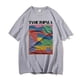thumbnail image 5 of Camiseta divertida "Wif Is A Kilometer" para hombre y mujer, de algodón puro de gran tamaño y cuello redondo., 5 of 7