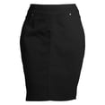 thumbnail image 4 of Alivia Ford Women's Plus Size Pull-On Denim Skirt, 4 of 7