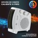thumbnail image 3 of Calefactor Ventilador Calentador Electrico 1500W Portatil 2pzas blanco, 3 of 8