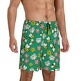 thumbnail image 2 of Bixox Men's Flying Bees printed lightweight casual shorts, soft sleep shorts with pockets., 2 of 7