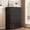 Black, variant on Hijob 5 Drawer Dresser, Modern Storage Cabinet for Bedroom, 40" Tall Chest Mid Century Vertical Dresser w/Natural Texture of Drawers for Living Room, Bed room, White