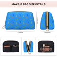 thumbnail image 5 of Picia Colorful Snake Print Leather Makeup Bag Make Up Bag Travel Toiletry Bag for Her Girlfriend Teacher Teen Girl Gifts, 5 of 8