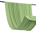 thumbnail image 2 of BalsaCircle 5x14 feet Sage Green 4-Way Stretch Spandex Divider Backdrop Curtain Home Decorations, 2 of 7