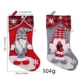 thumbnail image 4 of Christmas Decorations Three-dimensional Faceless Doll Lovers Doll Christmas Socks Children's Model, 4 of 4