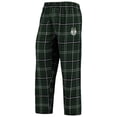 thumbnail image 2 of Men's Concepts Sport Hunter Green/Black Milwaukee Bucks Ultimate Plaid Flannel Pants, 2 of 4