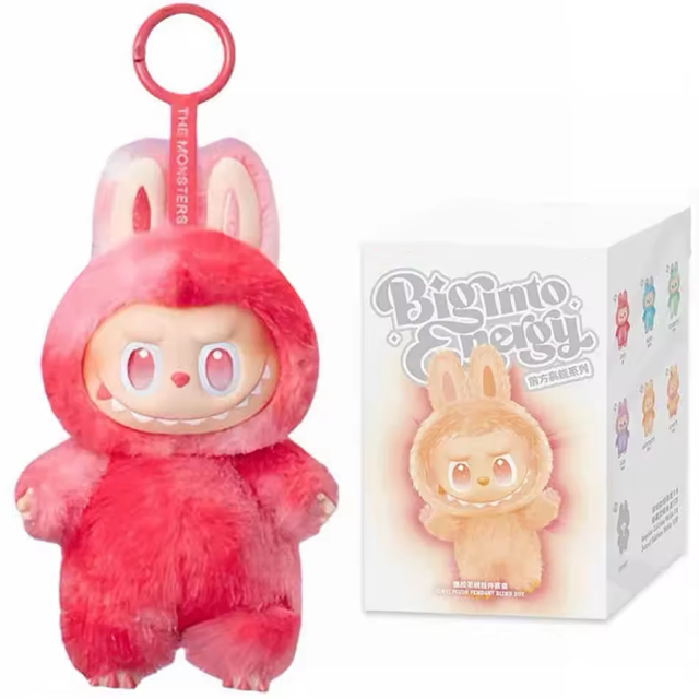 Macaron de calidad monstruo de segunda generación para Labubu sentado PVC Labubu caja ciega serie sorpresa caja ciega regalo de vacaciones