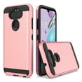 thumbnail image 5 of For LG Aristo 5 / Fortune 3 / Tribute / K8X / Phoenix 5 / LMK300 Dual layer Metal Brushed Shockproof Armor Hybrid Case, 5 of 6