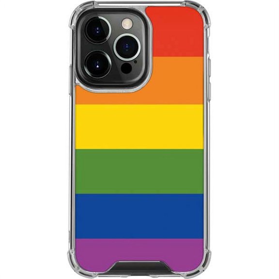 Skinit The Rainbow Flag iPhone 14 Pro Clear Case
