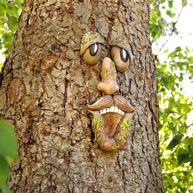 Tree Men Resin Resin Tree Face Decorations