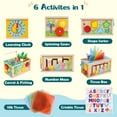 thumbnail image 4 of Caja de pañuelos Montessori de Toy Ancaixin, 6 en 1, más de 6 meses, con accesorios, 4 of 7