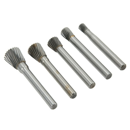 

Grinding Burr Bit Carbide Burr Set High Efficiency 6mm Shank 5pcs For Vehicle For Aviation