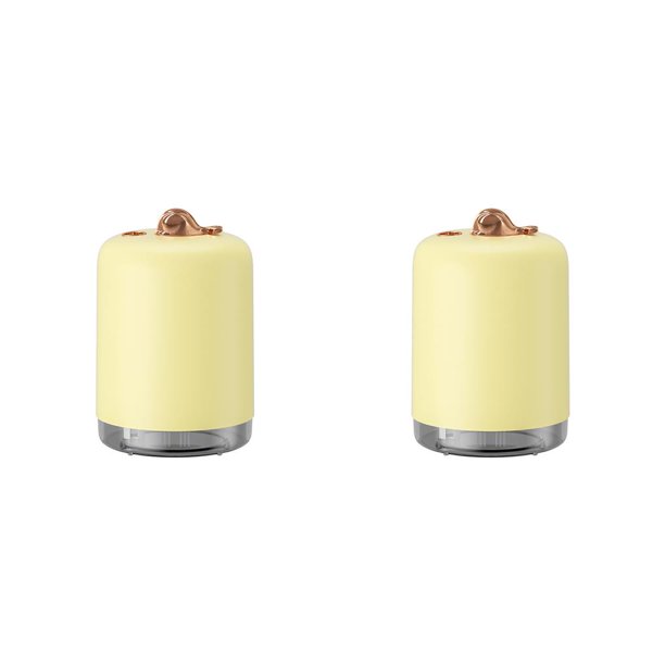 Kearding Humidificador mini esencial difusor rociador purificador escritorio hogar hogar dormitorio suministros de oficina accesorios amarillo Amarillo 2Conjunto