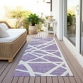 thumbnail image 6 of Addison Rugs Chantille Indoor/Outdoor Transitional Geometric Lavender Washable Runner Rug, 2'3" x 7'6", 6 of 6