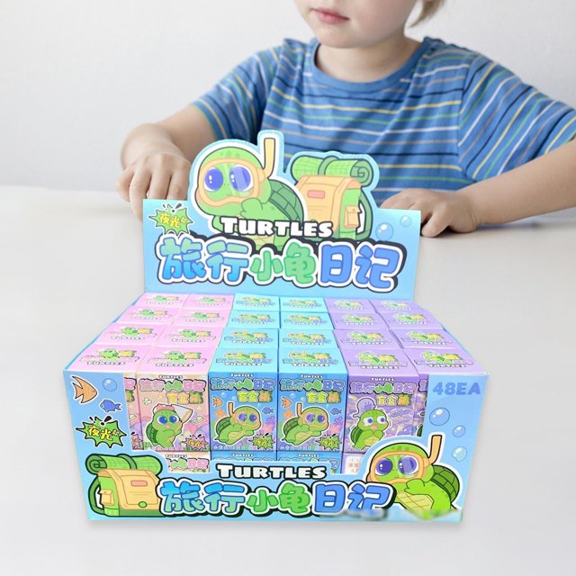 Pequeño adorno de tortuga,Minitortugas luminosas Figuras de tortugas marinas que brillan,Decoración de paisajes con brillo de tortugas,Adorno de mesa decorativo para el hogar con forma de