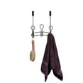 thumbnail image 7 of Mainstays SnugFit 3-Hook Over-the-Door Towel and Robe Rack, Oil-Rubbed Bronze, 7 of 7