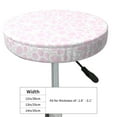 thumbnail image 4 of Gukieu Cat Paw Print Round Chair Cover, Dust-proof and Non-slip Bar Chair Protective Cover, Suitable for Bars, Restaurants, Offices-14 inch, 4 of 7