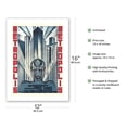 thumbnail image 2 of Fritz Lang Metropolis - Vintage French Film Movie Poster c.1927 - Bamboo Fine Art 290gsm Paper (Unframed) 12x16in, 2 of 4