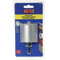 ARTU 02850 Hole Saw, 2-1/2 in Dia, 2-1/4 in D Cutting, 5/8-18 Arbor, Tungsten Carbide Cutting Edge