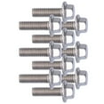 thumbnail image 1 of Pernos Roscados Acero Inoxidable A2-70 ANGGREK Perno De Cabeza Hexagonal Con Bridas 10 Piezas, 1 of 8