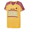 thumbnail image 2 of Girls Youth Cardinal USC Trojans Up for Anything Colorblock Dolman V-Neck T-Shirt, 2 of 3