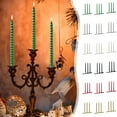 thumbnail image 1 of MTBLYS Threaded Candle Set 12-Piece 10-Inch Glossy Metal Style Home Decoration Dinner Wedding Holiday, 1 of 9