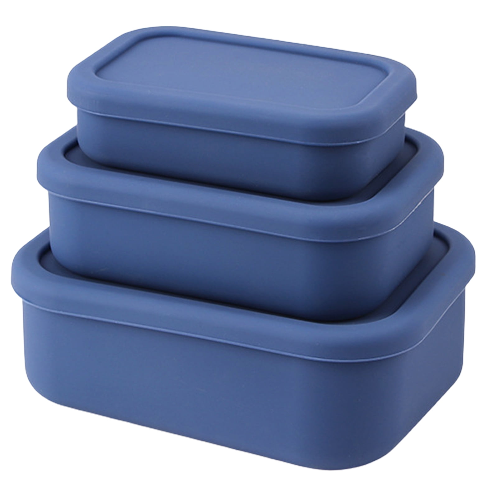 FaLX Portable Microwaveable Lunch Box Set 3Pcs, 300/700/1300ml, with