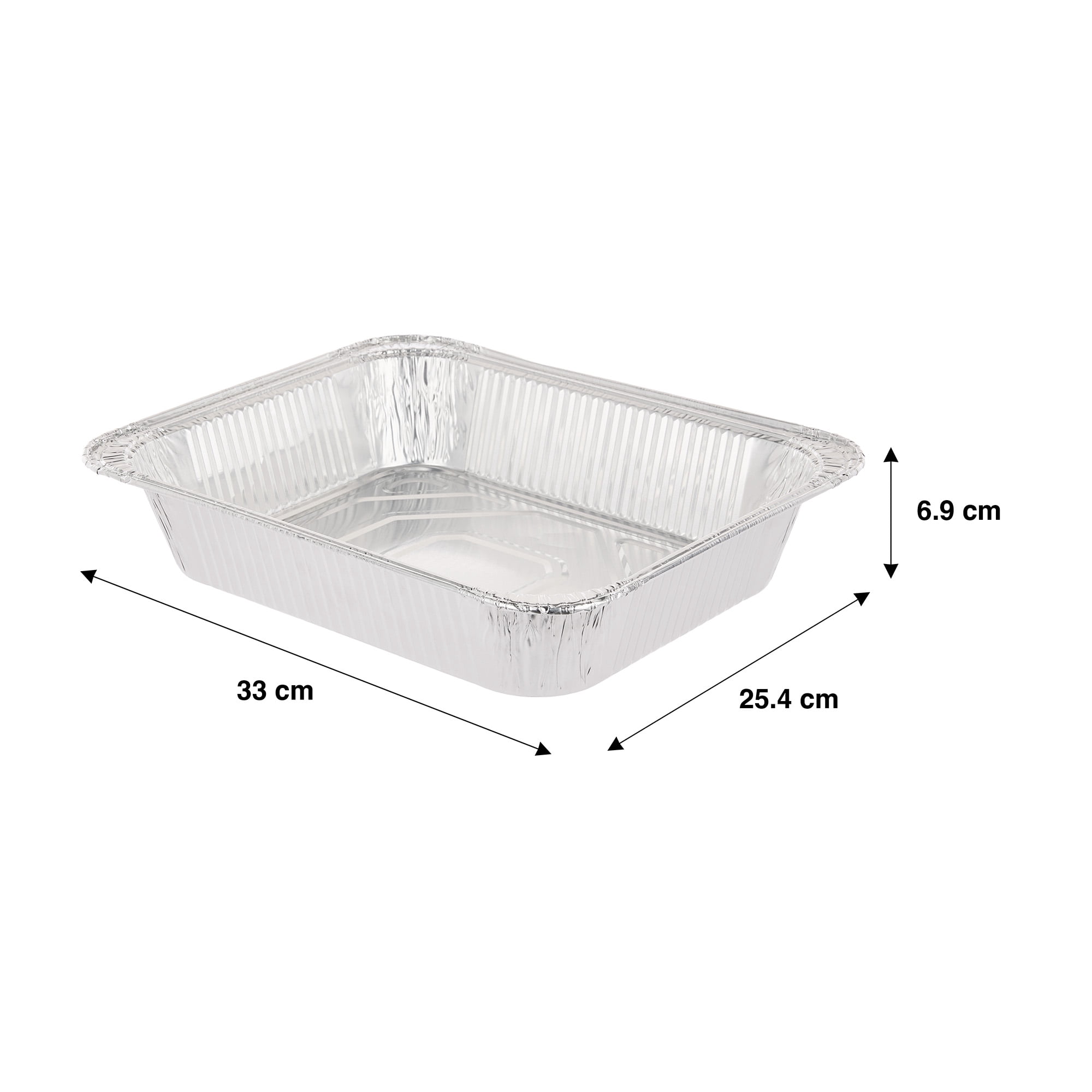 Grands plateaux d’aluminium pour grillades Expert Grill, paquet de 4