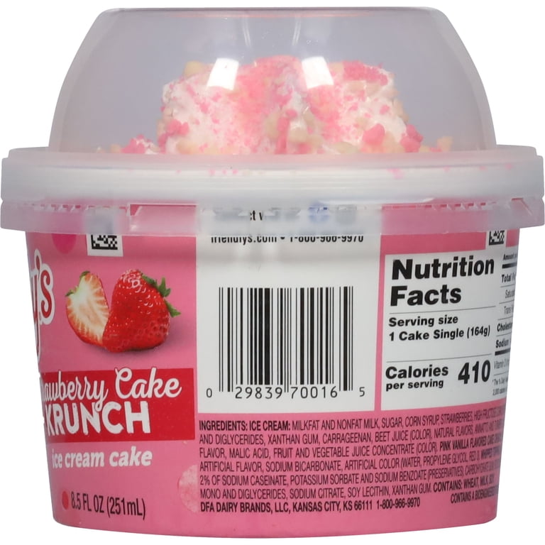 Friendly's Strawberry Krunch Strawberry Ice Cream Cake Singles