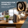 thumbnail image 4 of Unique Bargains Musical Note Metal Bookends Non-Skid for Shelves Style B 4.7"x4.1"x6.3", 4 of 5