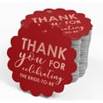 thumbnail image 4 of Inkdotpot Pack Of 50 Thank You Celebrating The Bride To Be Bridal Shower Favor Paper Tags Craft Real Rose Gold Foil Hang Tags, 4 of 6