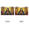 thumbnail image 7 of 89Bloom Our Lady of Guadalupe Stained Glass Hologram Ornament, Stained Glass Suncatcher Ornaments Home Decor, Holographic Ornaments, 7 of 7