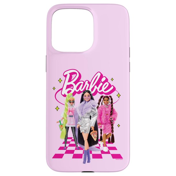 Teléfono Apple iPhone 15 Pro Max Barbie con funda Y2K Trio