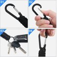 thumbnail image 4 of Jinyi Keychain With Chain Hooks Bed Lanyard Keyring Lanyard Duty H Hs For Car Keys Bottles Cam Hi(2pcs, Blac, 4 of 5