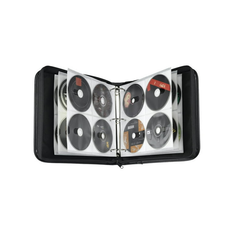 DVD 110枚セット Case Logic 208 Capacity Nylon CD, DVD Binder, Black - Walmart.com