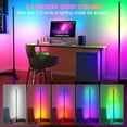 Corner Floor Lamp, RGB Color Changing Mood Lighting Corner Lamp with APP & Remote Control