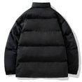 thumbnail image 6 of Lenago Quilted Jackets For Men With High Collar No Hoods Winter Parka Jackets Fleece Lining Thermal Winter Fashion Outerwear Comfortable Cozy Outerwear Thicken Puffer Jackets, 6 of 8