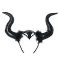thumbnail image 2 of Diadema con cuernos de Halloween, diadema con cuernos de , tocado para fiesta de juguete Negro Yuyangstore Accesorio de fiesta, 2 of 7