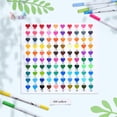 thumbnail image 2 of Rotuladores para colorear Ohuhu Maui, 100 colores, a base de agua, punta doble, 2 of 9