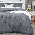 thumbnail image 4 of Juego de fundas de edredón Utopia Bedding Cal King, 3 piezas, color gris, 4 of 7