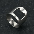 thumbnail image 1 of Fiudx Anillo Elegante, Versátil, Acero Inoxidable, Aleación de Color, Accesorio de Moda, Ideal para Fiestas, Ideal para Hombres y Mujeres, Talla 6-11, Ancho 8 Mm., 1 of 2