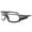 Black, variant on Ergodyne SkullerzÂ® Odin Safety Glasses // Sunglasses, Matte Gray, Clear Lens