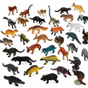 Set of 12 Forest Animals Action Figurines