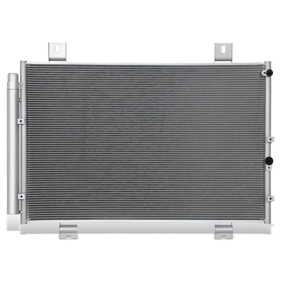 DNA Motoring Aluminum AC Condenser 3974 for 08-13 Toyota Highlander US Built 2.7/3.3/3.5L
