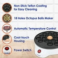 thumbnail image 2 of Takoyaki Maker by StarBlue with FREE Takoyaki picks - Easy and Simple to operate electric machine to make Japanese Takoyaki Octopus Ball AC 120V 50/60Hz 650W, 2 of 5