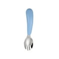 thumbnail image 3 of thinsony Stainless Steel Kids Tableware Set Spoon Fork Cartoon Car Shape Compartment Design Baby Bowl Cutlery for Kitchen Blue Fork, 3 of 8