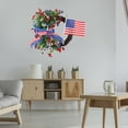 thumbnail image 4 of Door Wreath Decoration, Artificial Front Door Floral Wreath  for Wall, 4 of 8