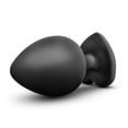 thumbnail image 5 of Eden Bling Black Plug with Heart Base, Black, 5 of 5