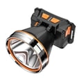thumbnail image 4 of Linterna frontal de inducción con carga USB, lámpara de minero para exteriores, para acampar, pescar en la naturaleza, luz fuerte, linterna LED, sitio de patrulla, 4 of 4